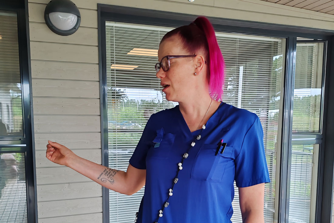 Poiko­lan­pi­hassa työn keskiössä on asukas