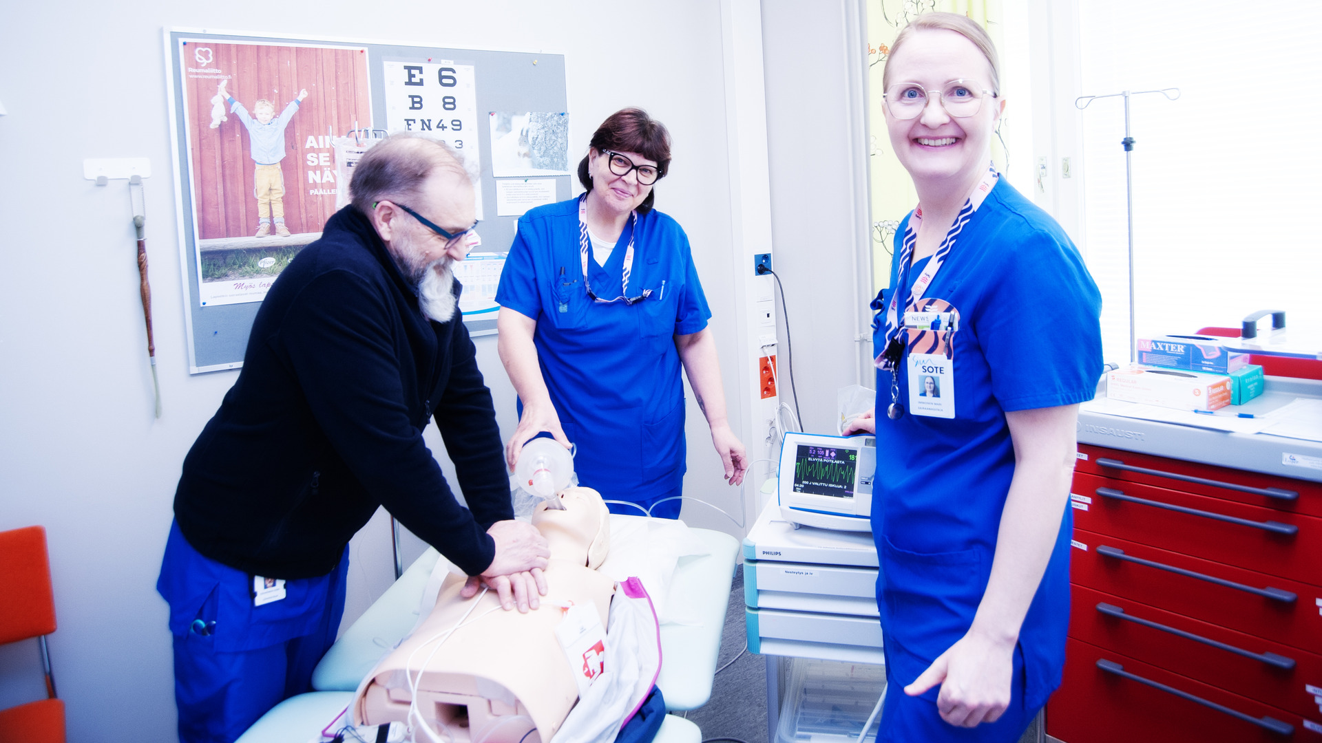 Elvytysosaamista koko yksikölle